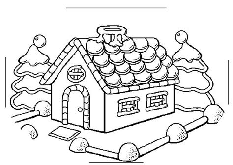 gingerbread house christmas coloring pages  getcoloringscom