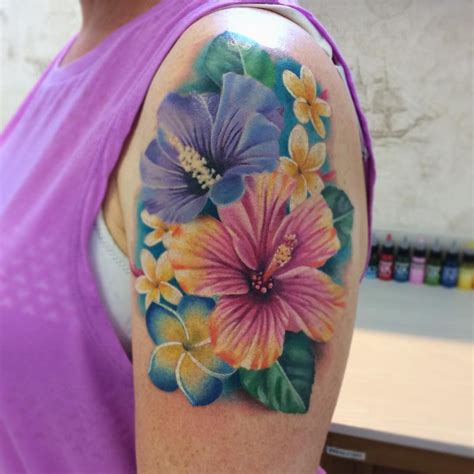 white ink plumeria tattoos and other cool art tattoos flower tattoos hibiscus flower tattoos