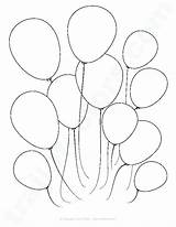 Coloring Balloon Pages Printable Birthday Balloons Print Getcolorings Color Getdrawings Bunch Colorings sketch template