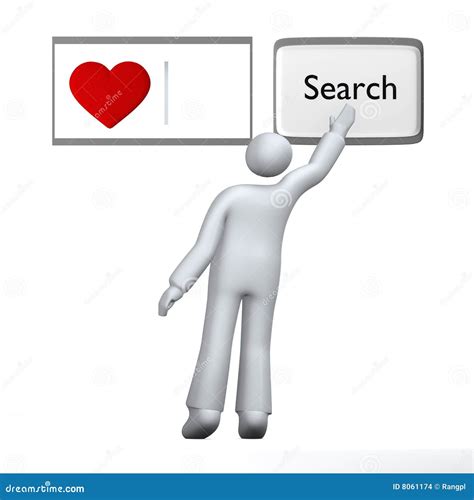 het zoeken van liefde stock illustratie illustration  valentijn