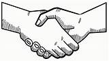 Shaking Hands Drawing Hand Shake Background Draw Paintingvalley Animation sketch template