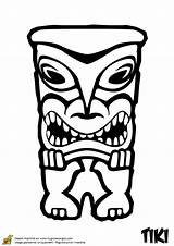 Coloriage Tiki Lanta Koh Totem Qui Incroyable Hugolescargot sketch template