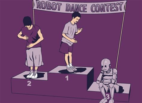 robot dance contest  cameron mcewan threadless