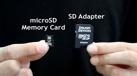 insert remove  microsd card   sd adapter youtube