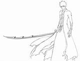 Ichigo Bankai Pngkit sketch template