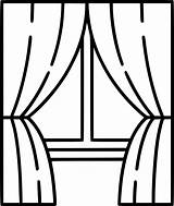 Clipart Window Curtains Icon Drawing Svg Curtain Windowsill Onlinewebfonts Getdrawings Clipground sketch template