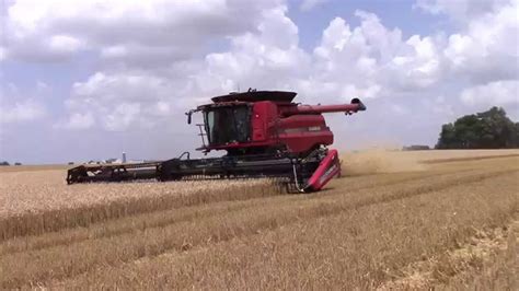case ih  axial flow combine  tracks youtube
