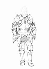 Knight Draw Armatura Armadura Improveyourdrawings Read Drawingfusion sketch template