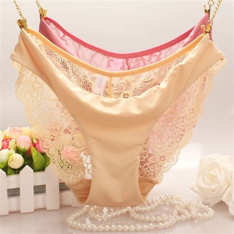 Hot Sale Lady Sexy Lace Panties Women Briefs Seamless Underwear Thong