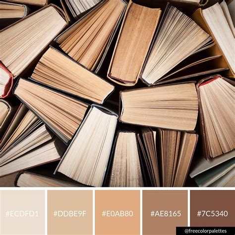book lovers brown reading color palette inspiration digital art