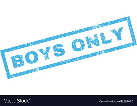 boys  rubber stamp royalty  vector image