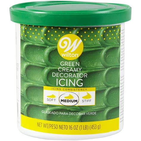 wilton creamy decorator icing green oz walmartcom walmartcom