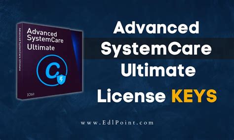 iobit advanced systemcare ultimate  license keys april