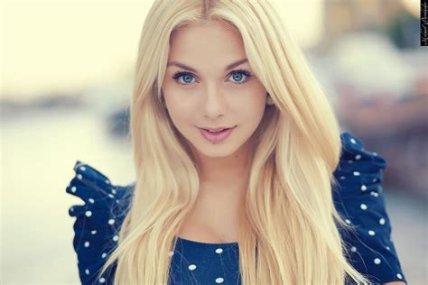 Russian Beauty Katarina Pudar Human Hair Extensions Blonde Beauty