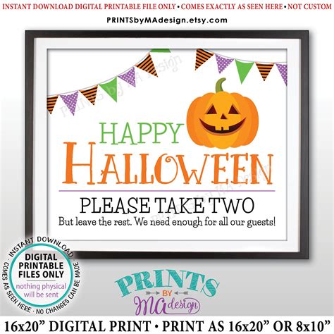 happy halloween candy sign    treats etsy