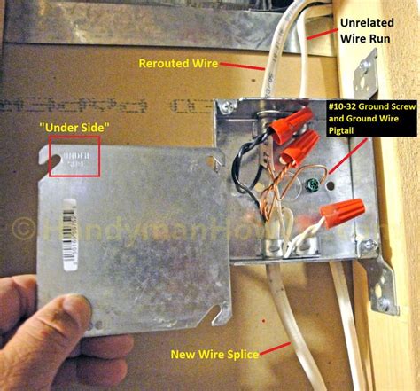 repair  damaged electrical wire part  junction boxes electrical wiring home