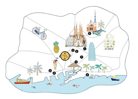 barcelona map les enfants du design