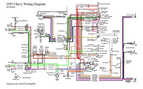 chevy color wiring diagram  chevrolet pinterest chevy  colors