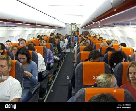 passengers   aeroplane stock photo royalty  image  alamy