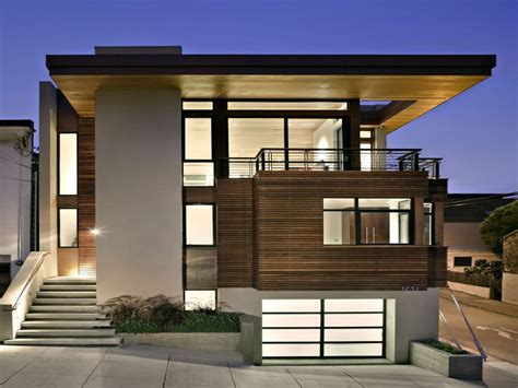 modern minimalist house beautiful exterior design    modern