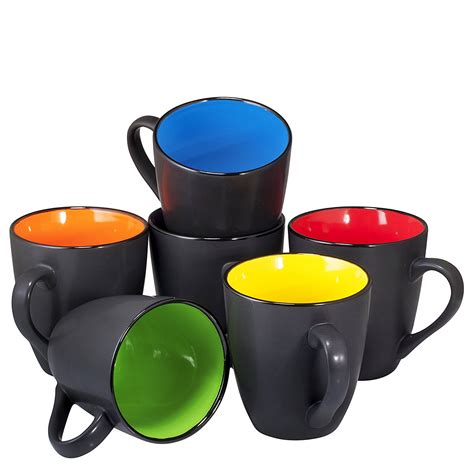 coffee mug set set   large sized  ounce ceramic coffee mugs