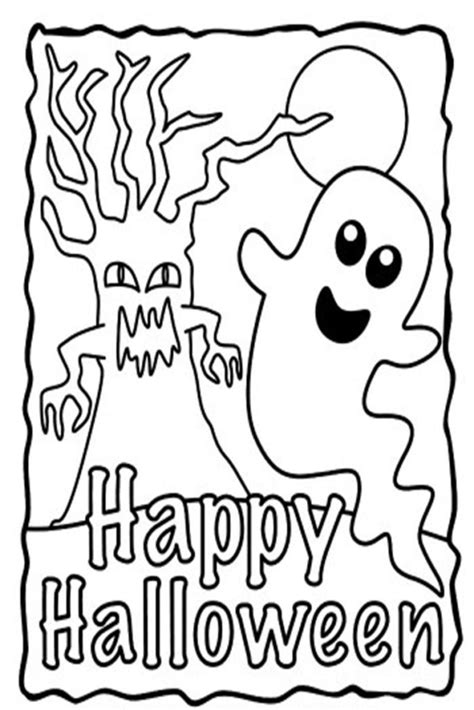 funny halloween coloring pages  print