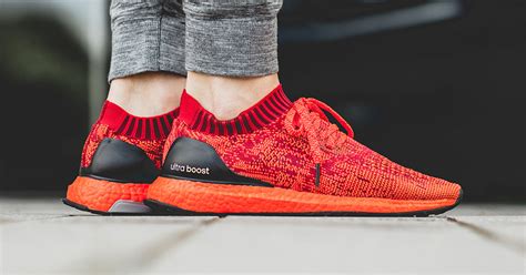 adidas ultra boost uncaged solar red cool sneakers