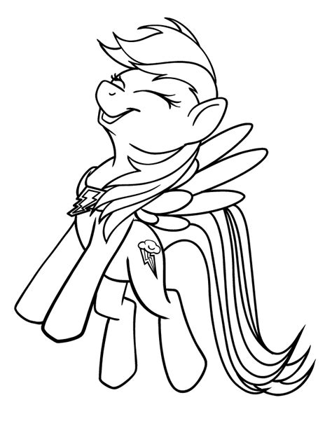 baby rainbow dash coloring page  coloring pages