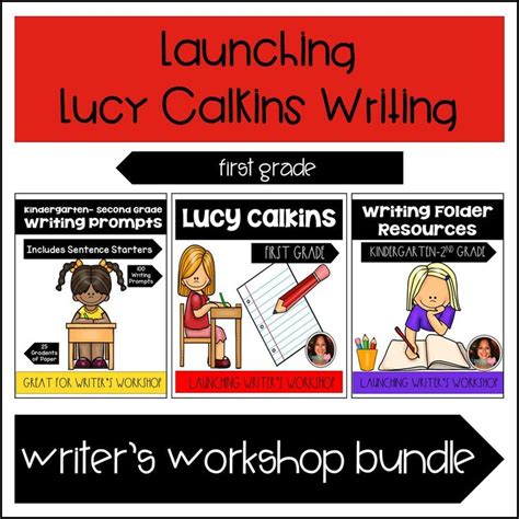 launching lucy calkins writing bundle  grade   writing
