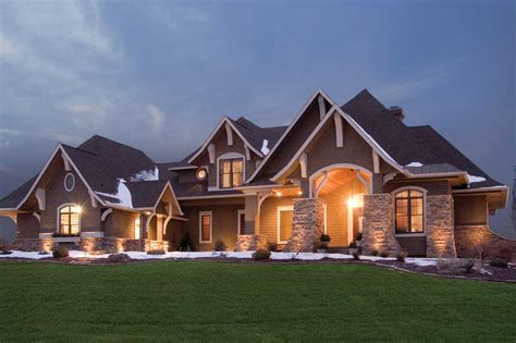 unique craftsman style house plans  bedrooms  view