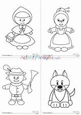 Characters Fairy Activityvillage sketch template