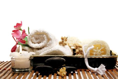 asian spa stock image image  tray japanese scented