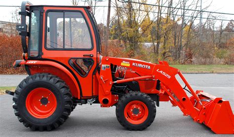 kubota ll cab enclosure curtis industries aftermarket orange tractor tractors