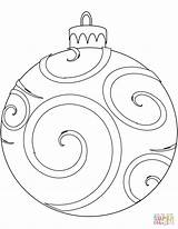 Coloring Pages Ornament Holiday Christmas Printable Decoration Ornaments Color Print Drawing sketch template