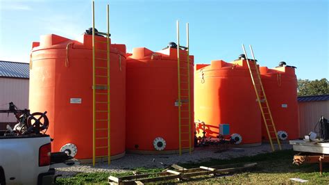 custom colors   chemical storage tank