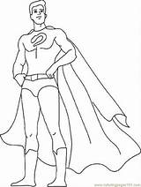 Superhero Coloring Pages Hero Super Male Kids Blank Outline Drawing Printables Printable Heroes Colouring Getdrawings Comic Sheets Book Party Print sketch template