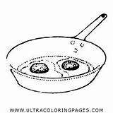 Fried Ovos Fritos Ultracoloringpages sketch template