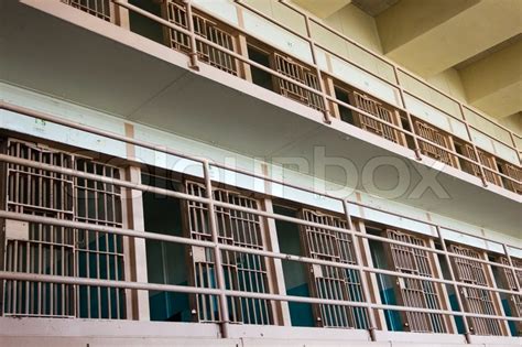 prison cell bars stock image colourbox