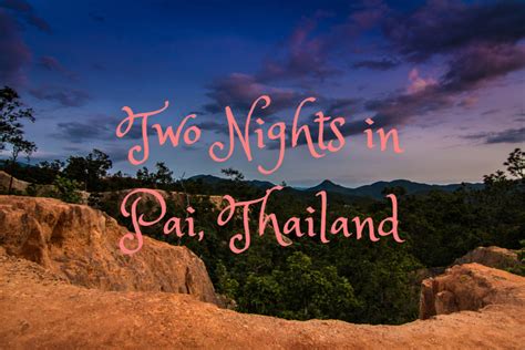 Pai Thailand S Taste Of Western Food Surrounded By Thai Countryside