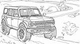 Bronco Thedrive Tow sketch template