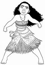 Moana Walt Waialiki Baby sketch template