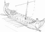 Ships Ancient Bireme Triremes Feature Gif sketch template