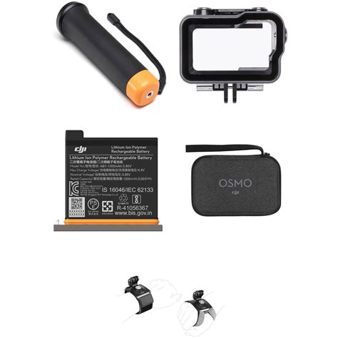 dji osmo action diving kit bh photo video