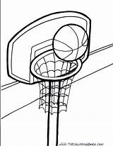 Basketball Coloring Hoop Pages Drawing Goal Rim Colouring Print Ball Getdrawings Sketch Search Printable Color Getcolorings Again Bar Case Looking sketch template