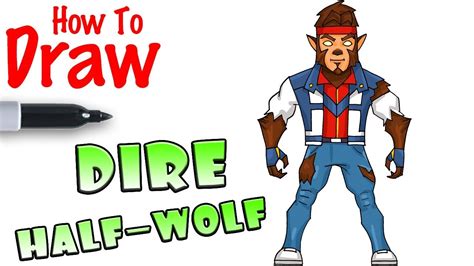 dire wolf fortnite coloring pages