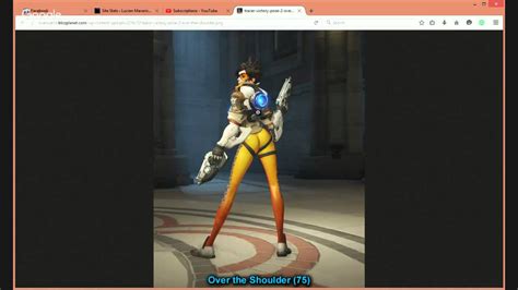 tracer pose in overwatch too sexy youtube