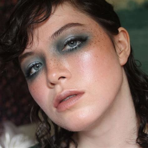 Editorial Smoky Eye Fake Freckles Makeup Beauty