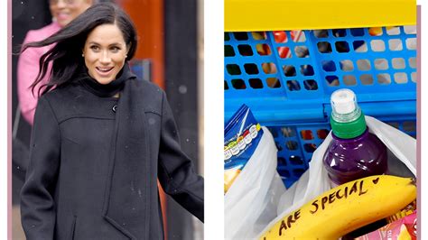 meghan markle wrote positive messages on bananas for