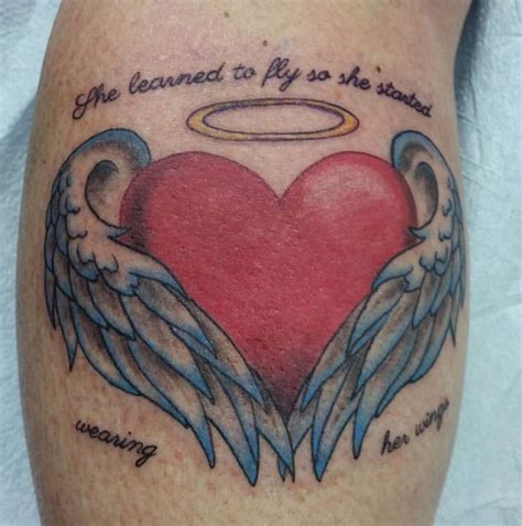 Winged Heart Tattoo Sacred Heart Tattoos Broken Heart Tattoo Heart