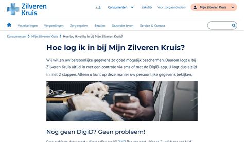 inloggen digid zilveren kruis